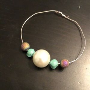 Silver color wire bracelet